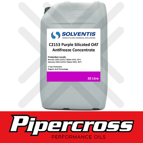 Purple SiOAT G13 G12++ Antifreeze Coolant Concentrate 40 50/50 20L