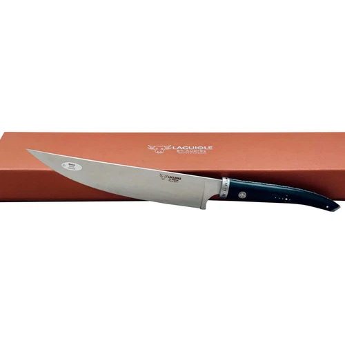 Laguiole en Aubrac Cuisine Gourmet Chef's Knife with Ebony Wood Handle, 8-Inches