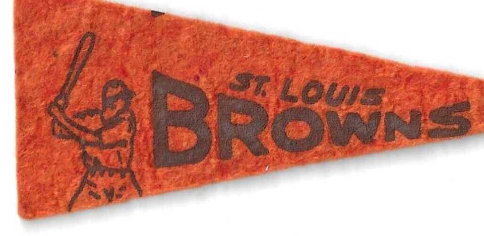1946 vintage St. Louis Browns pennant 4