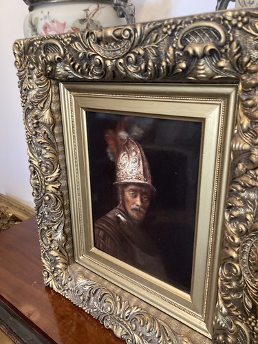 The Man with the Gold Helmet Rembrandt Porcelain Porcelain Picture Plate - Picture 13 of 19
