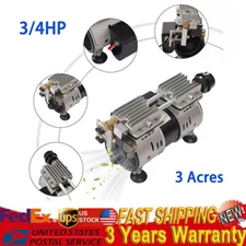 3/4HP Lake Pond Aerator System Pump Aeration Compressor Up to 3 Acre Pond 110V