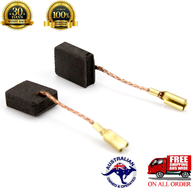 Replacement Carbon Brushes For AEG WSC14-125MX Sander - Dimensions 5x10x16mm (2 Pack)