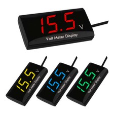 Display LED Digitale 12V Voltmetro Indicatore di Tensione Pannello Misuratore per Auto Moto