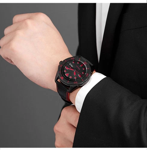 Waterproof Watch Strap Nylon Rubber Colorful Wrist Band Pin Buckle Men 19-24mm - Picture 8 of 46