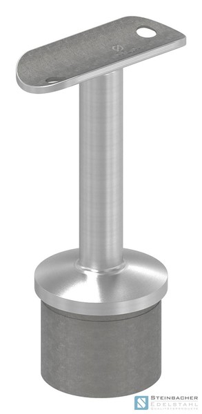 Edelstahl HandlaufstüTze FüR 42,4X2,0Mm, Platte: 42,4Mm, V4A | Steinbacher©-image