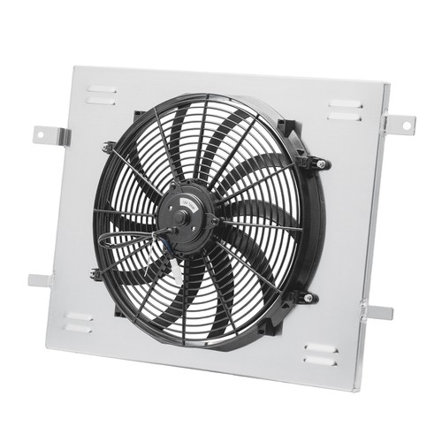 4 Row Aluminum Radiator Shroud Fan for Dodge Ram 1500/2500/3500 5.7 2003-09,06