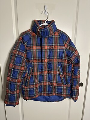 Uniqlo JW Anderson Tartan Plaid Down Puffer Jacket XS | eBay