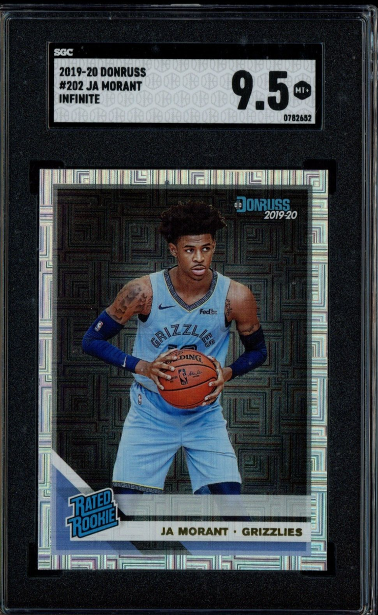 Donruss RC Infinite Ja Morant モラント NBA 2019-20 Donruss #202 Ja Morant Infinite RC, SGC 9.5 | eBay