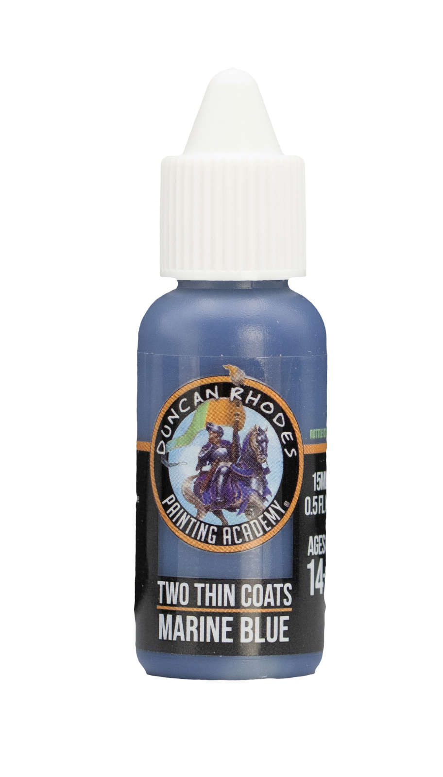 Marine Blue Two Thin Coats Paints Duncan Rhodes Painting Academy - 15ml