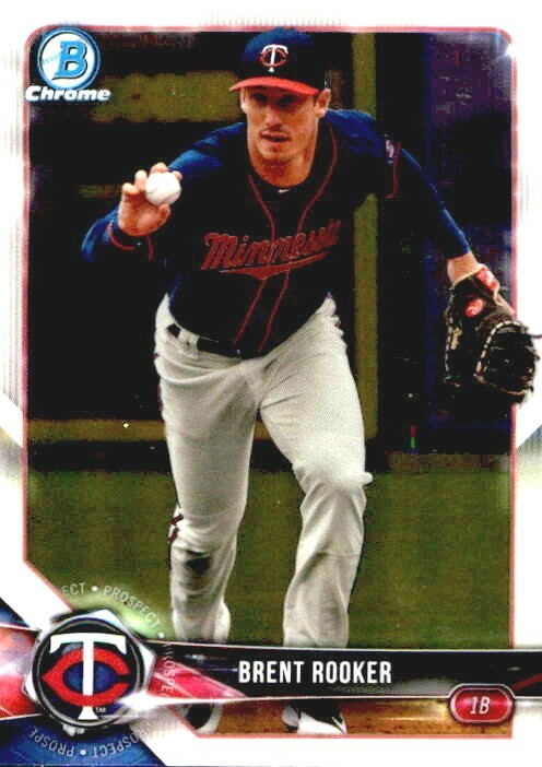 2018 BOWMAN DRAFT CHROME BASE CARD BDC-191 BRENT ROOKER TWINS | eBay