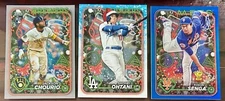 2024 Topps Holiday SILVER + BLUE + IMAGE VARIATIONS: U Pick, 35 Cent Shipping