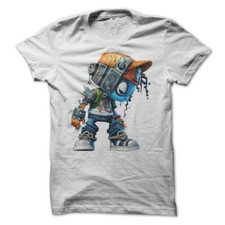 Nikko Rebel Robots Graphic Tee T-shirt