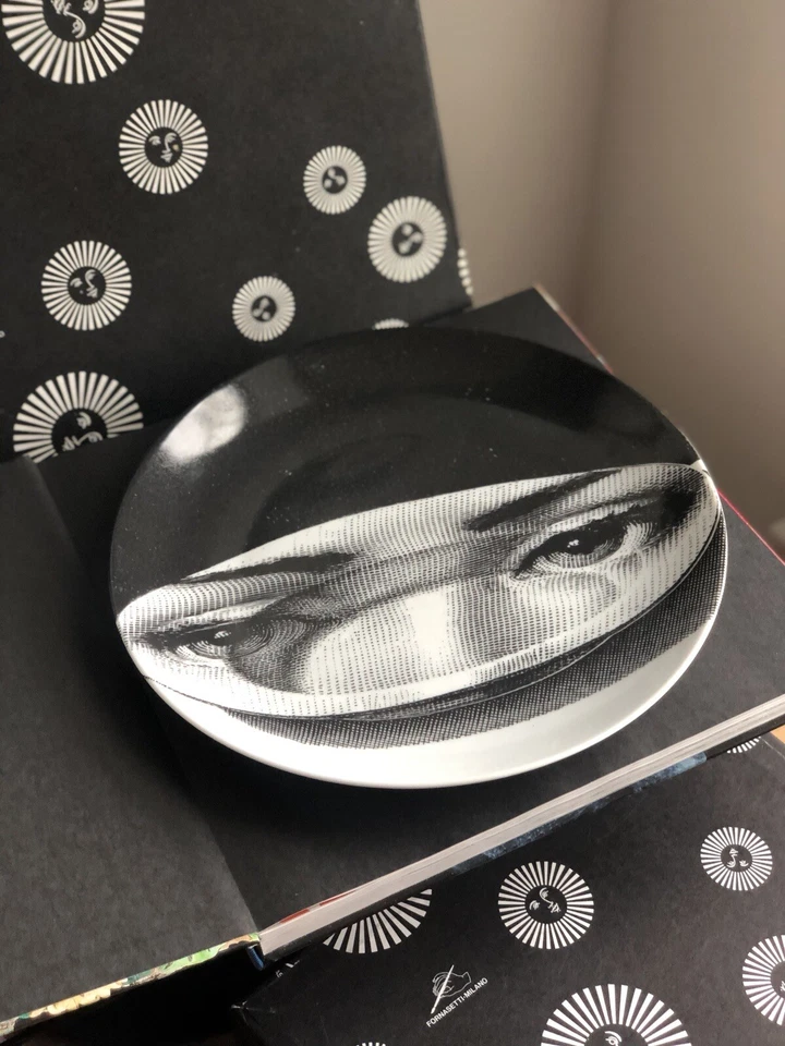 Placa de pared FORNASETTI auténtica vintage TEMA E VARIAZIONI #118 Foto 2 de 4