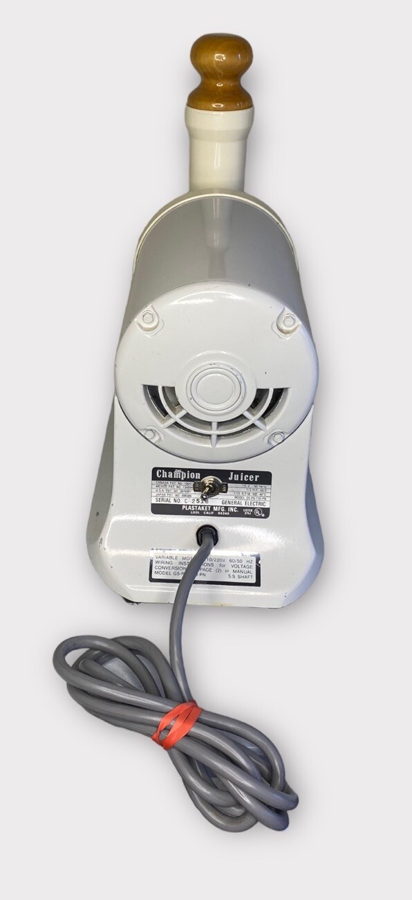 Champion Juicer G5PG710 Commercial Heavy Duty Juicer, White, Standard