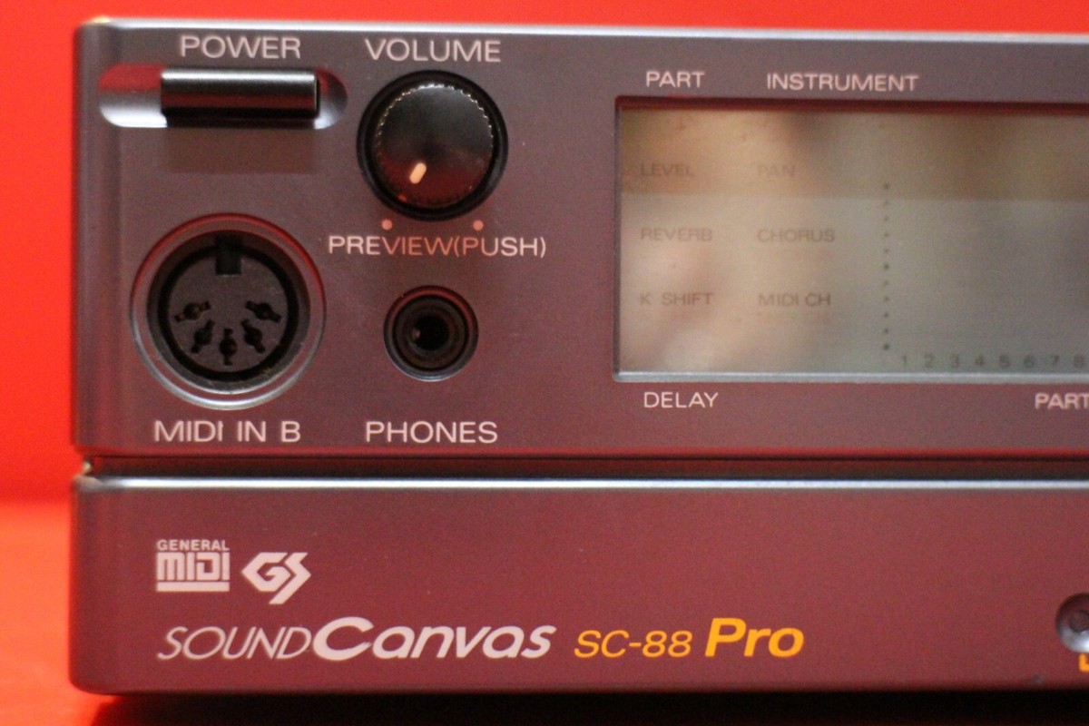 USED Roland SC-88Pro SC 88 Pro Sound Canvas Module Synth USED Roland SC-88Pro SC 88 Pro Sound Canvas Module Synth