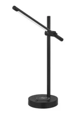 Hampton Bay 22” LED Table Lamp with Wireless Phone Charging Pad