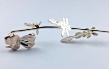 Fiore in Argento 800 Preziosa Argenteria Artigianale con Punzone Made in Italy