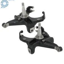 2.5" Front Drop Spindles Lowering Kit w/ 1.25" Rotor For Chevy C10 2WD 1973-87