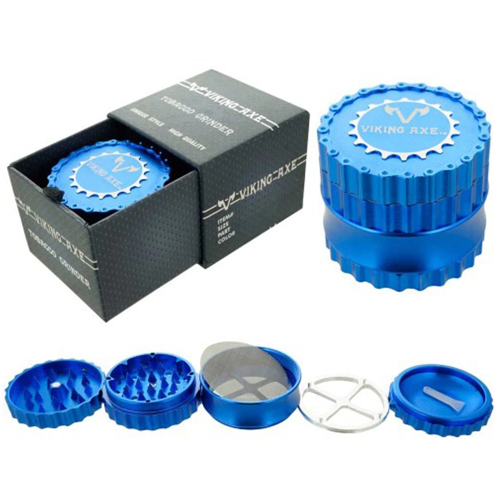 New Design Aluminum Chain Tobacco Grinder 2.5" 4 PC Spice Crusher Extra Screen L
Opens in a new wind