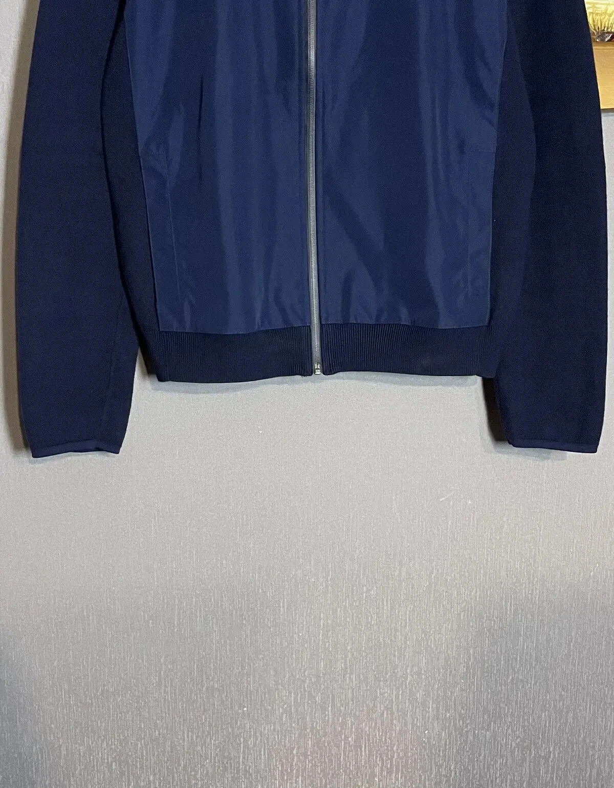 PRADA Lacoste Nylon Giacca Leggera Felpa con Cappuccio Navy Zip Up Prezzo consigliato 280$ Taglia M