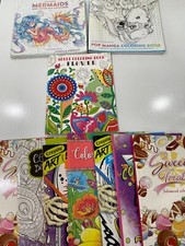 11 Adult Coloring Books Bundle