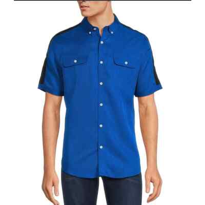 Murano Emerald Beach Collection Slim Fit 2 Pocket Woven Shirt SZ