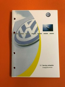 NEW BLANK VW VOLKSWAGEN SERVICE HISTORY BOOK COVERS ALL MODELS OEM