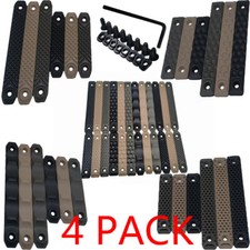 4 Pack MLOK Rail Nylon Hand Protection M-lok Rail Cover Panel 80mm 120mm