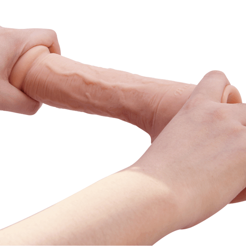 CONSOLADOR DILDO PENE Y TESTÍCULOS ULTRA REALISTA JOHNSON 22,2 CM - Imagen 12 de 12