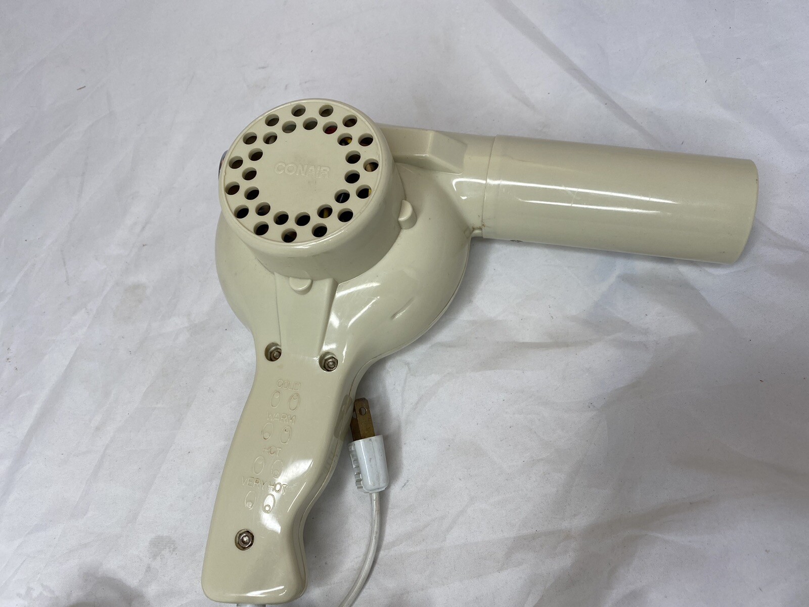 Vintage Conair Hair Dryer Model 0601050 White eBay