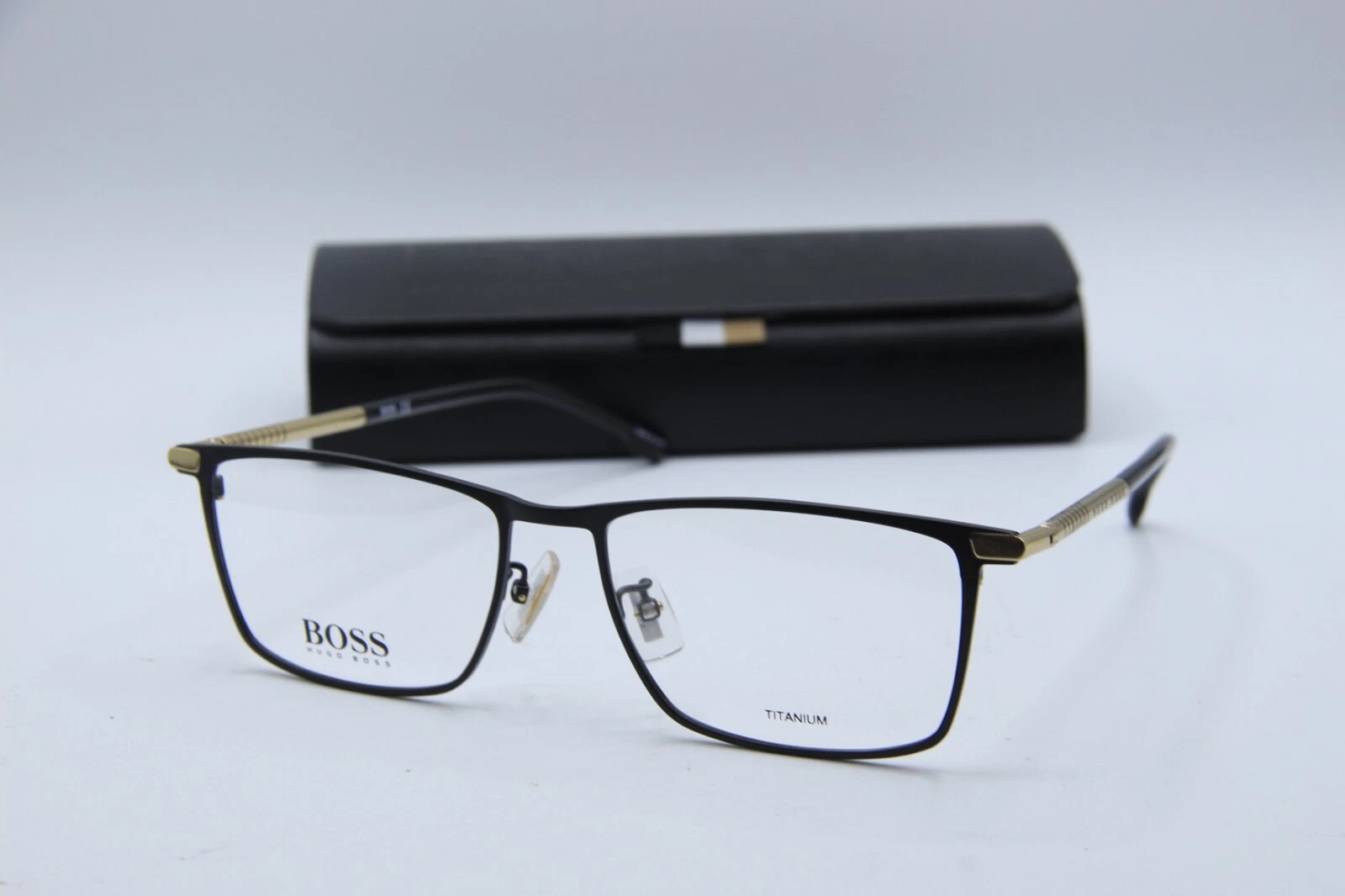 NEW HUGO BOSS 1226/F 146 BLACK G AUTHENTIC EYEGLASSES W/CASE 56 17