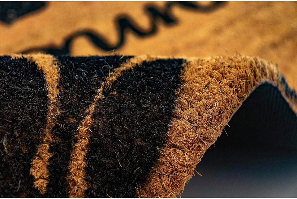 Liora Manne Natura Tropical Leaves Border Black Outdoor Welcome Door Mat, 2' x 3 - image 4 of 4