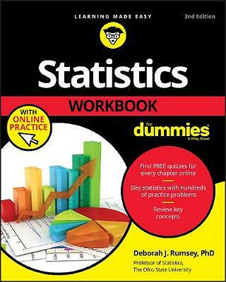 Statistics Workbook For Dummies with Online Practice by Deborah J. Rumsey...