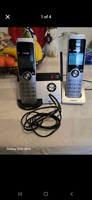 VTech Cordless Phone Answering Machine Bluetooth 2 Handset Super Long Range