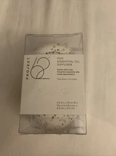 Portable Speckled Oil Pad Diffuser with Fan Black/White - Project 62