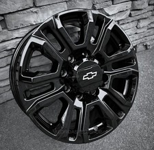Gloss Black Sierradenali Hd 2500 20x8.5 Wheels 8 Lug  2023 Chevy Silverado