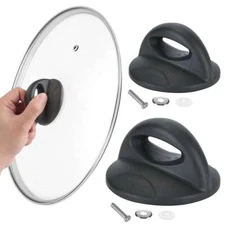 1/2Pcs Pot Lid Knobs Handle Replacement Pan Lid Crock Universal Easy to Install