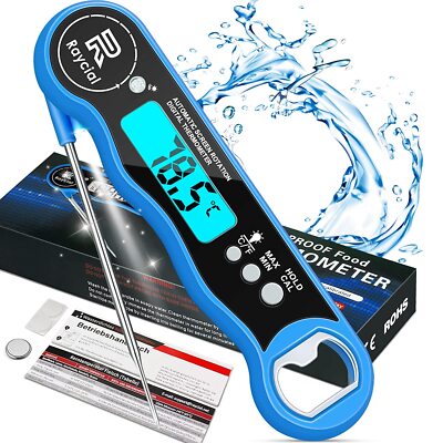Fleischthermometer Instant Read Digitales Küchenthermometer Grillthermometer.