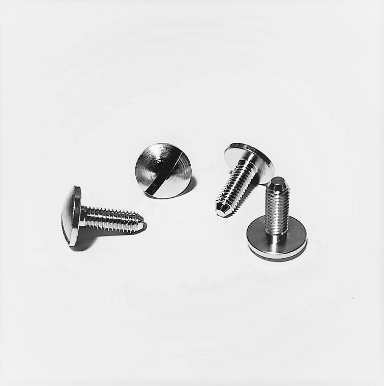 lot de 4 vis couleur argent de carter peugeot 103 cyclomoteur - Photo 1/1