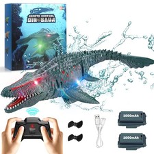 2.4GHz Remote Control Mosasaurus Dinosaur Swimming Pool High Simulation Toys,