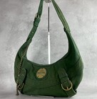 DIESEL Y2K Archive One-Shoulder Bag with Metal Logo Plate, Chain & Buckle