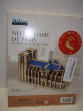 Robotime Notre Dame De Paris 3D Wooden Puzzle 50 Pieces NEW