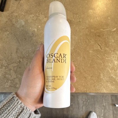 OSCAR BLANDI Hairspray Volume Hold Shine Flexible Hold Honeysuckle Scent 6.3 oz