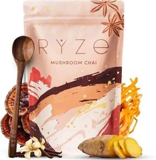 R . Mushroom Chai With 6 Adaptogenic Mushrooms Beverage Powder 3 Pack 