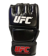 UFC MMA Fight Gloves Black One Pair - For Autographs - Ship from USA