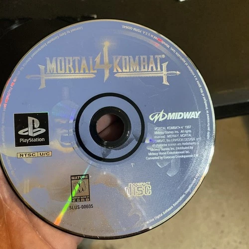 Mortal Kombat 4 Ps1 PlayStation One DISC ONLY untested