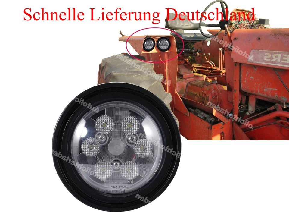 Für John Deere 4010 4020 4030 4040 Ford New Holland 7710 8210 LED Scheinwerfer
