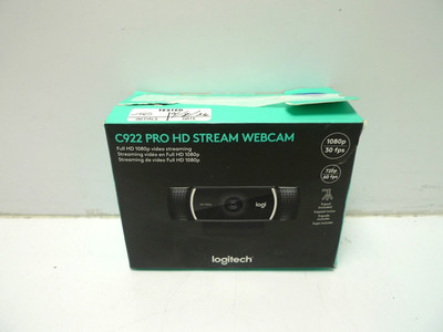 Logitech V-U0028 C922 Pro HD 1080p Video Streaming Webcam & Tripod