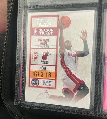 Dwayne wade silver cut contenders patches