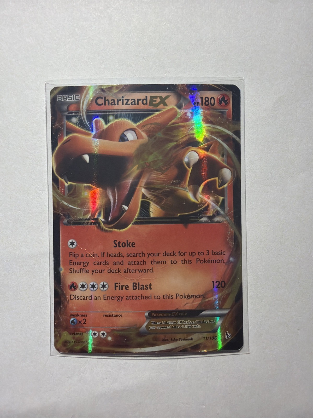 Charizard EX 11/106 XY Series: Flashfire MINT Holofoil